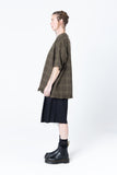 Dance Tee | Khaki Plaid