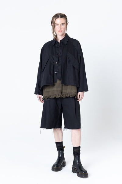 Finish Shorts | Black Denim