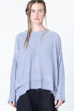 Scratch Sweater | Blue Stripe