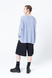 Scratch Sweater | Blue Stripe