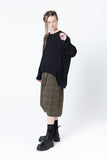 Scratch Sweater | Black Seersucker