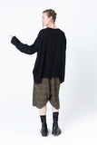 Scratch Sweater | Black Seersucker