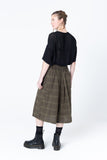 Is It A Skirt | Khaki Plaid