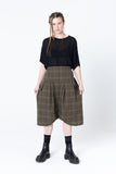 Is It A Skirt | Khaki Plaid