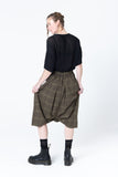 Is It A Skirt | Khaki Plaid