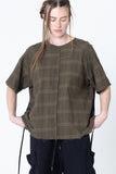 Gallery Tee | Khaki Plaid