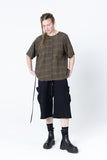 Gallery Tee | Khaki Plaid