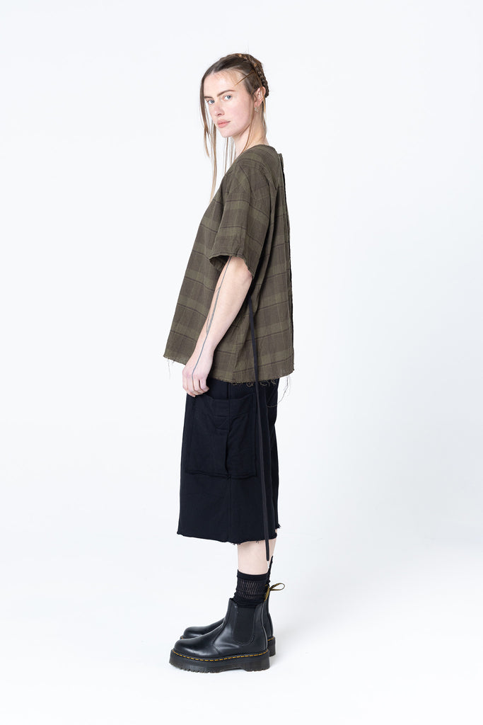 Gallery Tee | Khaki Plaid