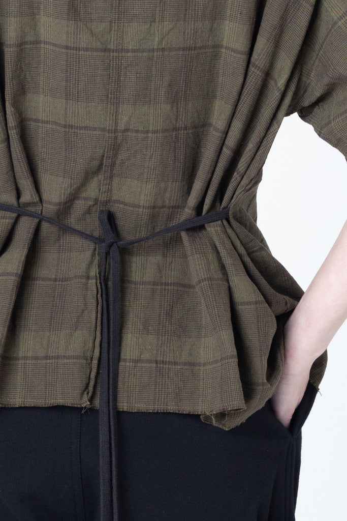 Gallery Tee | Khaki Plaid