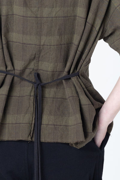 Gallery Tee | Khaki Plaid