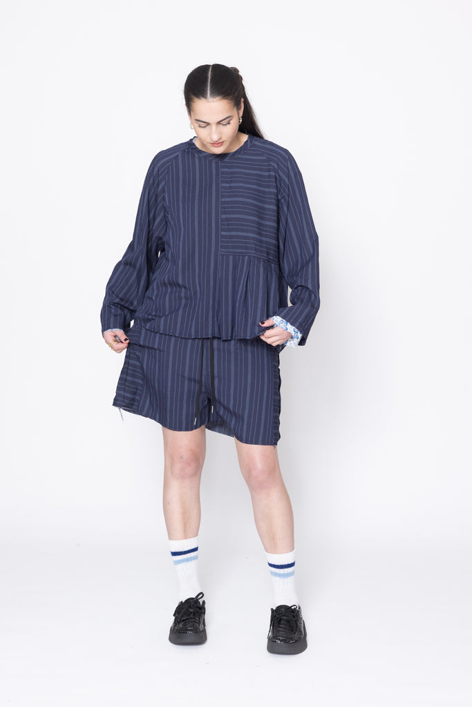 Sting Sweater | Navy Stripe