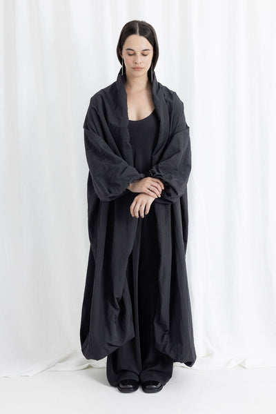 Cocoon Coat | Black