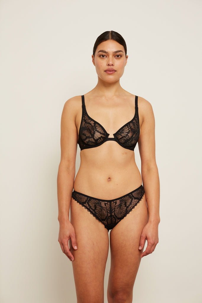 The Teardrop Bra | Black