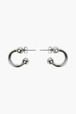 Devon Small Earrings | Palladium