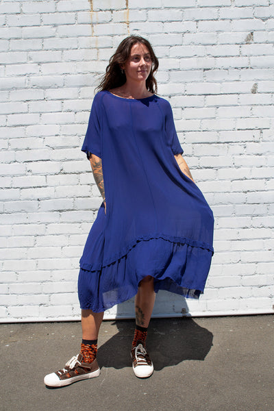 Rollers Dress | Cobalt