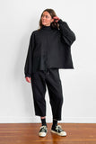 Grounded Sweater | Black/Pinstripe