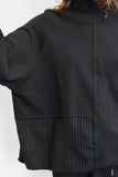 Grounded Sweater | Black/Pinstripe