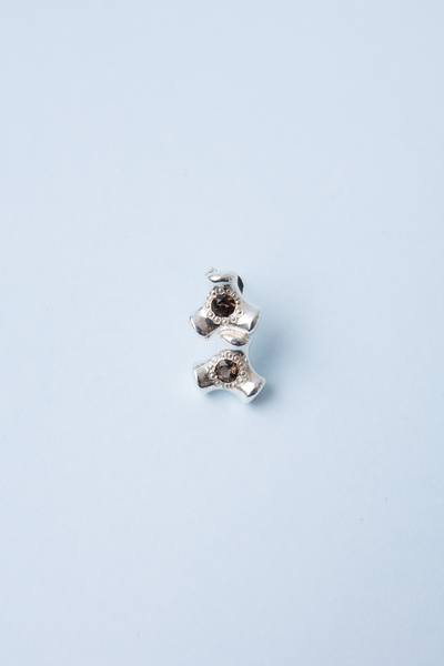Double Knuckle Stud | Smoky Quartz