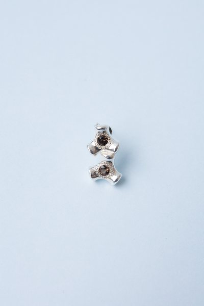 Double Knuckle Stud | Smoky Quartz