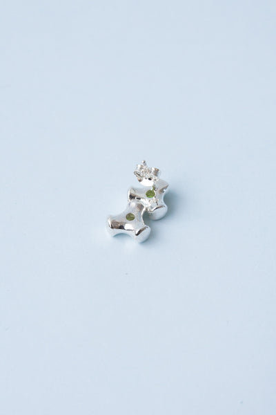 Double Knuckle Stud | Peridot