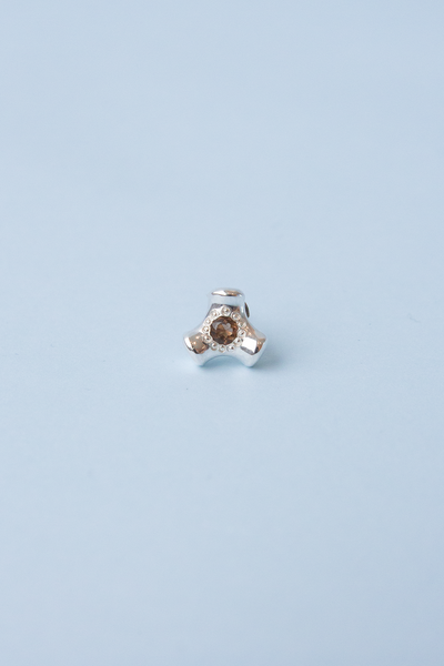 Knuckle Stud | Smoky Quartz