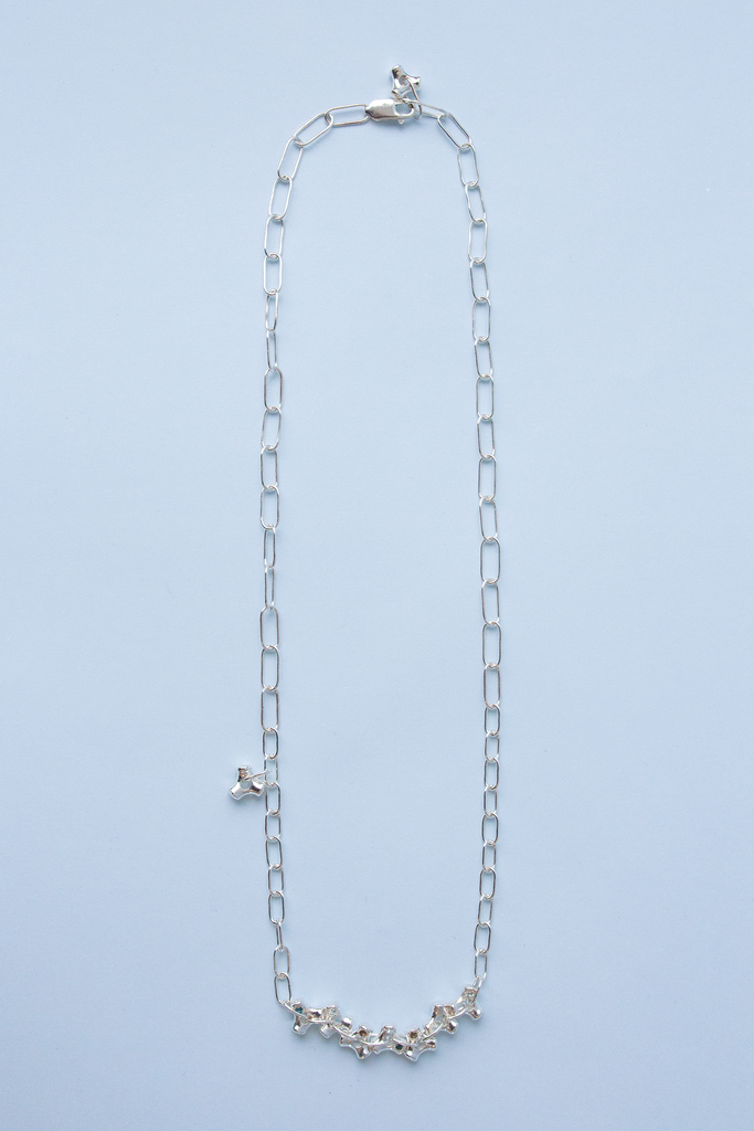 Higham Necklace | Blue Topaz/Smoky Quartz