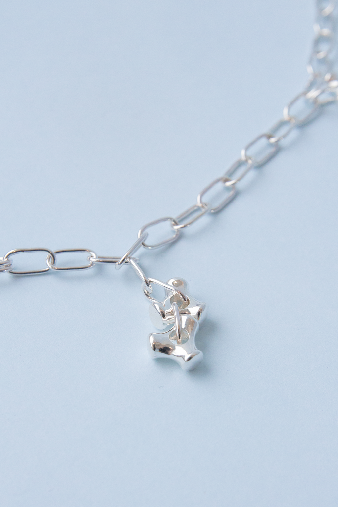 Full Knuckle Necklace | Silver