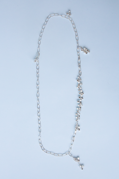 Full Knuckle Necklace | Silver