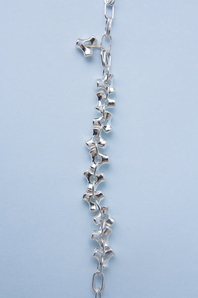 Full Knuckle Necklace | Silver