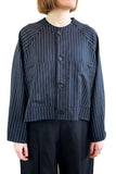 Loop Jacket | Black Pinstripe