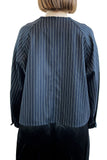 Loop Jacket | Black Pinstripe