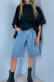 Folded Pleated Baggy Shorts | Show Me The Money
