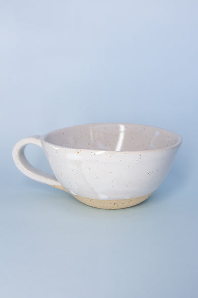 Handled Maxi Bowl | White Coastal