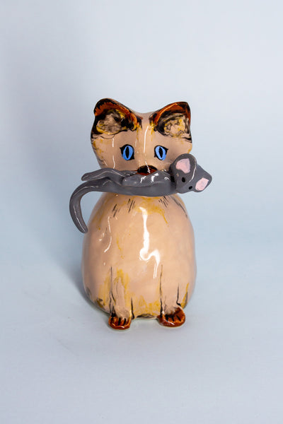 Cat with Rat Friend