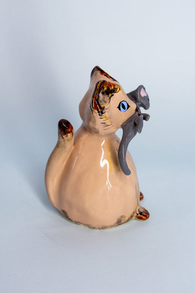 Cat with Rat Friend