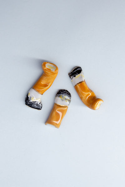 Squashed Out Cigarette Butt