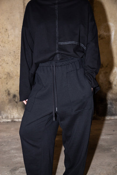 Trace Trackies | Black