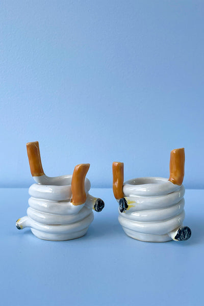 Cigarette Candle Holder