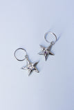 Star Earrings | Silver/Alexandrite