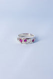 Cavity Ring | Silver/Ruby