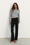 Inside Out Top | Pebble Grey/White - Company Store