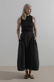 Draw Skirt | Black Nylon - Company Store