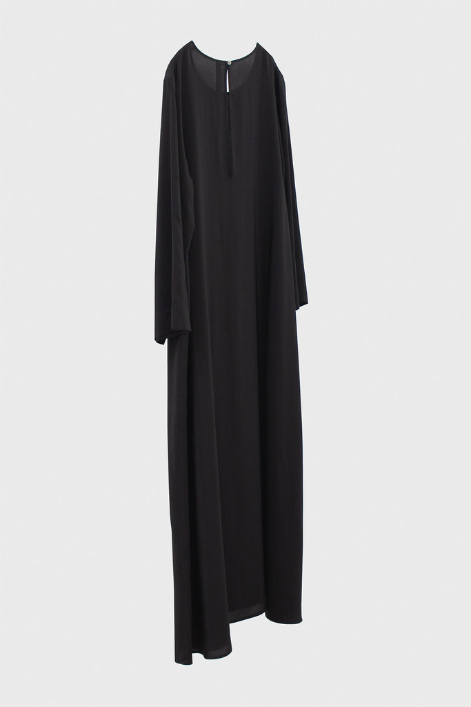 Linear Dress | Black Silk CDC