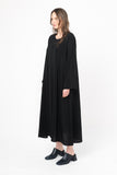 Linear Dress | Black Silk CDC