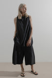 Long Line Short | Black Silk Linen - Company Store