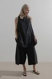 Long Line Short | Black Silk Linen - Company Store