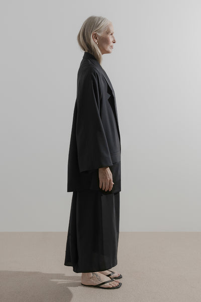 Soft Blazer | Black Wool - Company Store