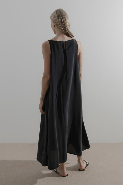 Shift Dress | Black Silk CDC - Company Store