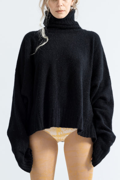 U Turtle Crop | Black
