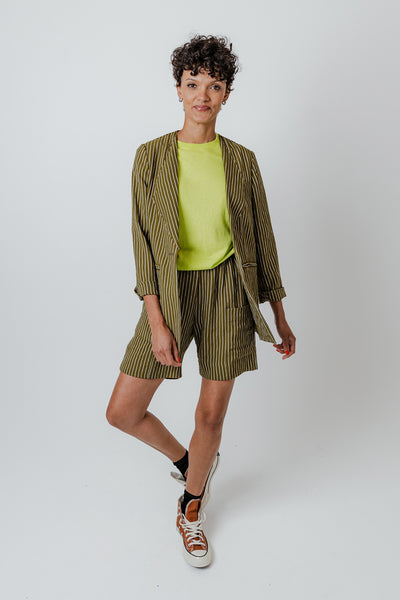 Super Short | Moss Stripe